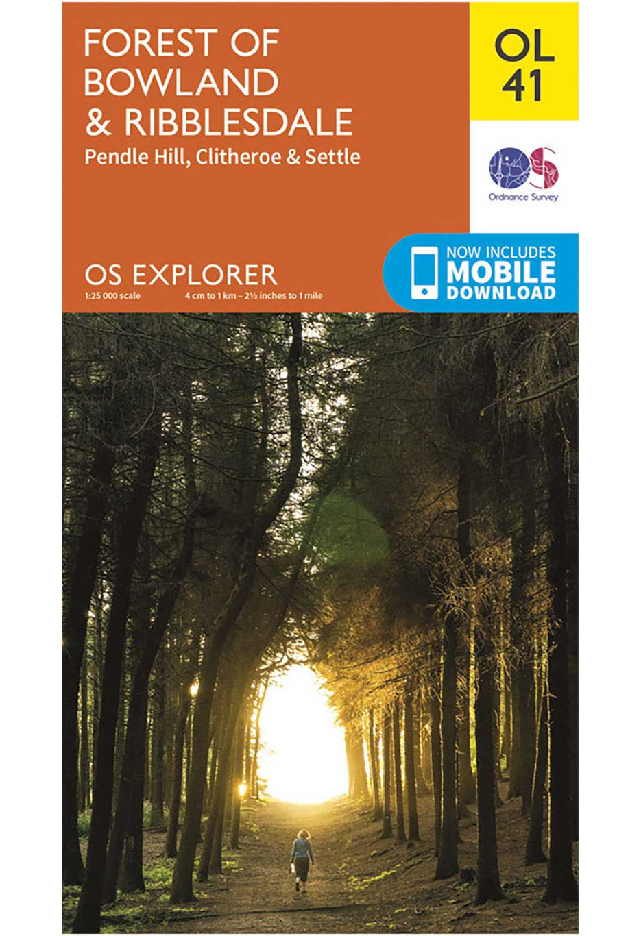 Ordnance Survey Forest of Bowland & Ribblesdale - OS Explorer OL41 Map 0