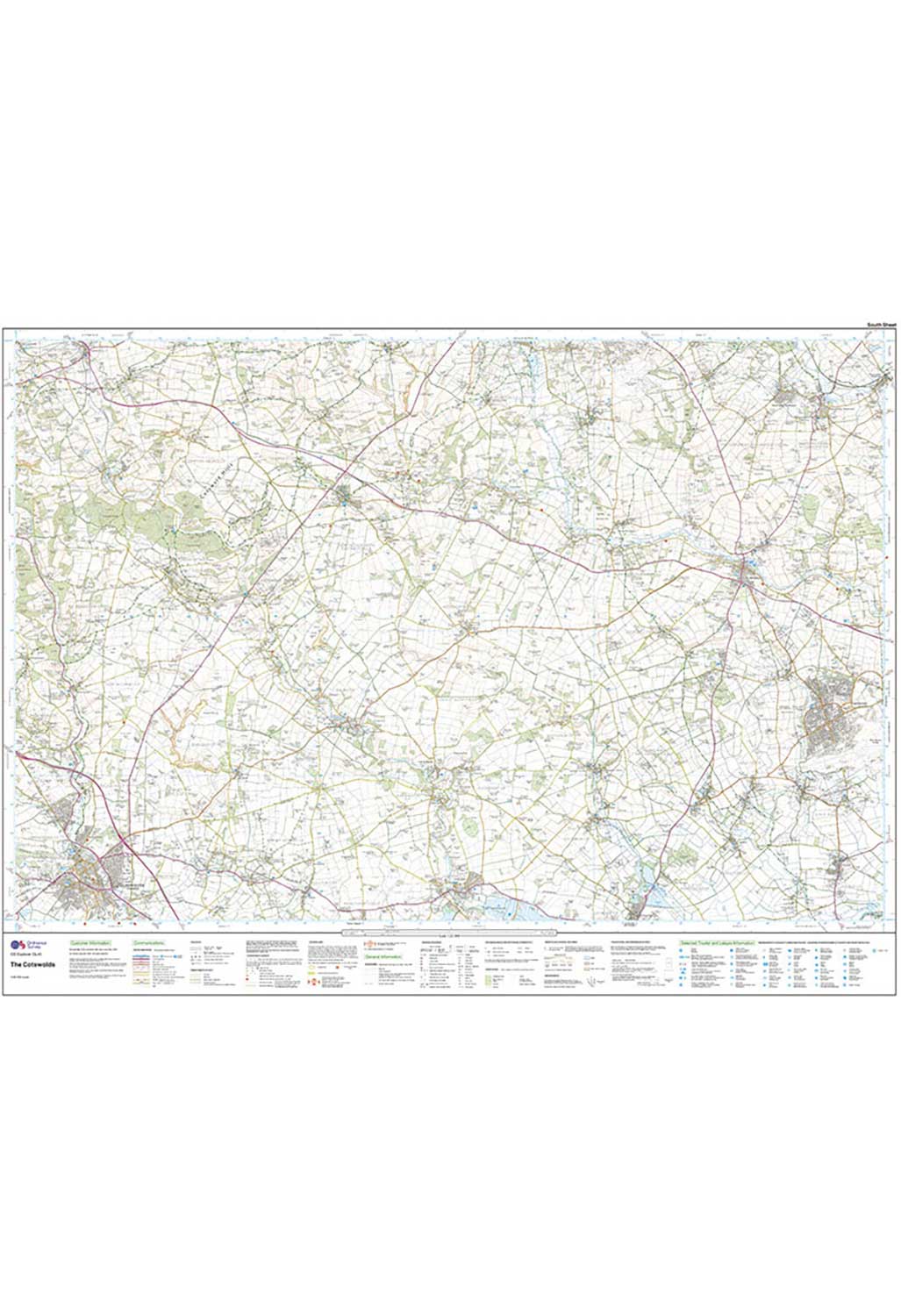 Ordnance Survey The Cotswolds - OS Explorer OL45 Map