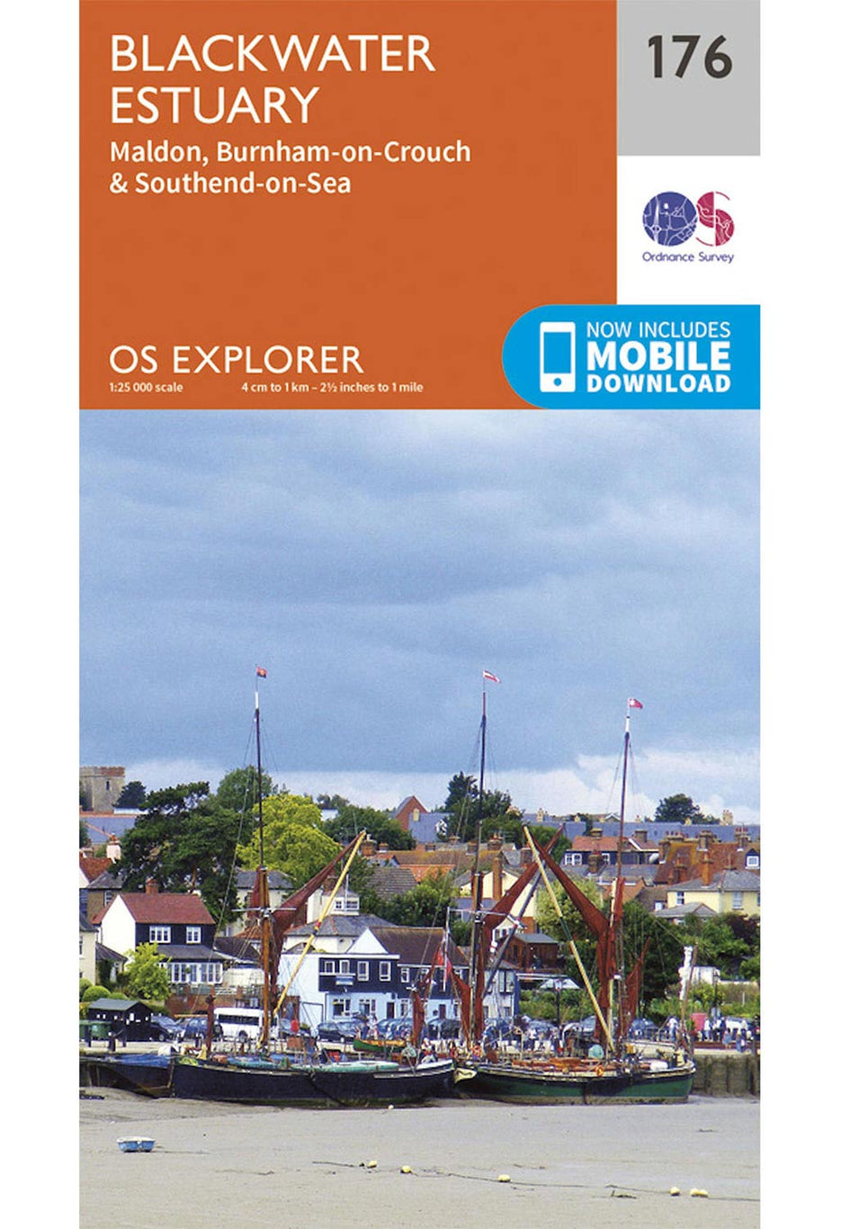 Ordnance Survey Blackwater Estuary - OS Explorer 176 Map 0