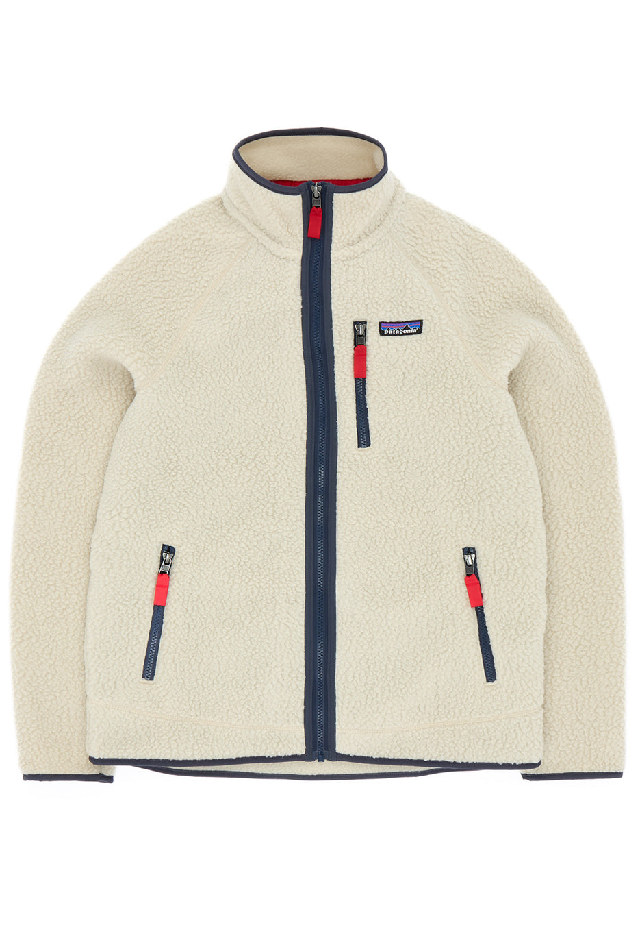 Patagonia Men's Retro Pile Jacket - Pelican w/Smolder Blue