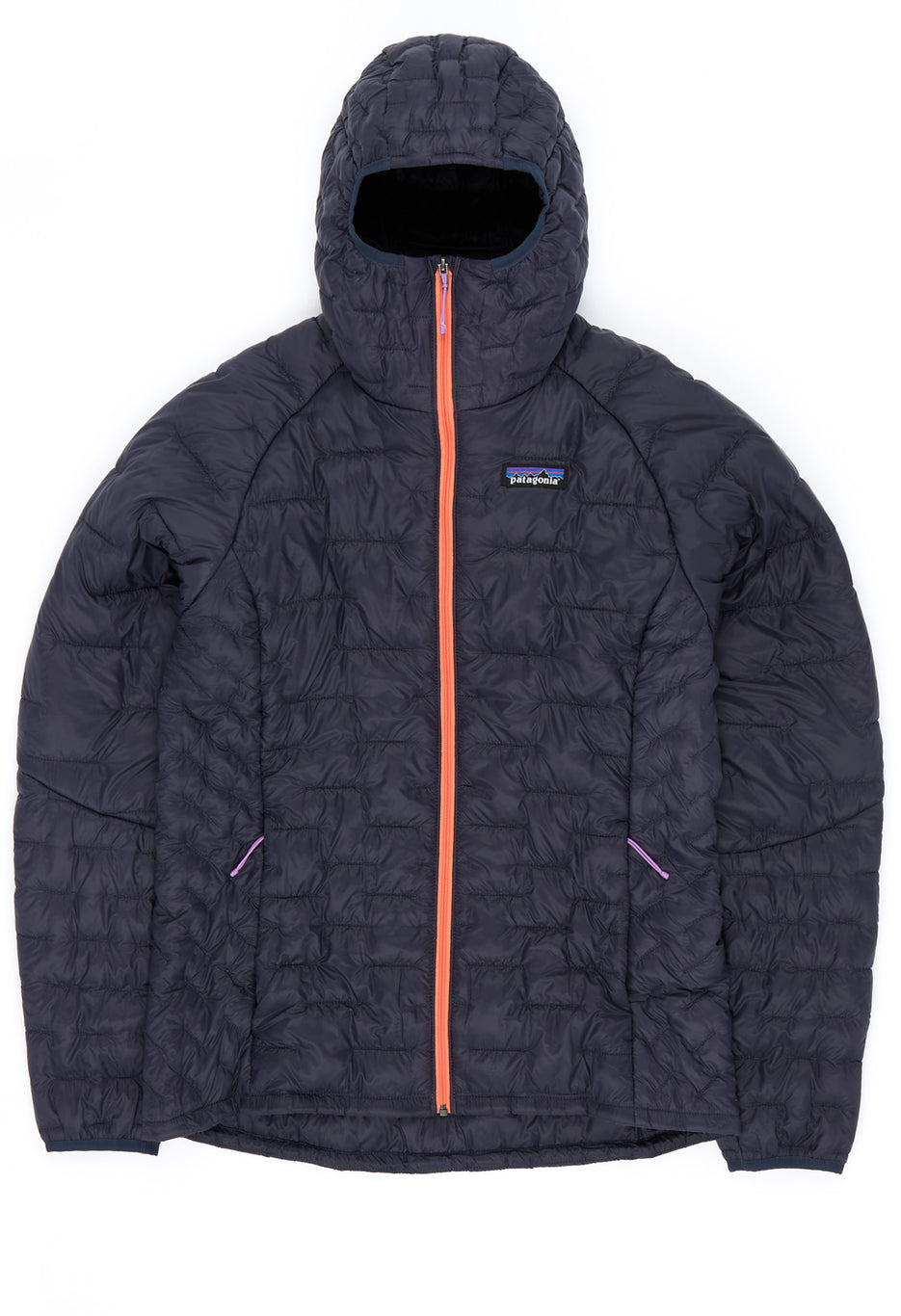 Patagonia Women's Micro Puff Hoody - Smolder Blue w/P6 Blue