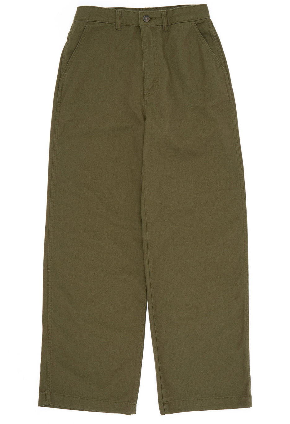 Patagonia Women's Point Reyes Canvas Wide Leg Pants - Basin Green