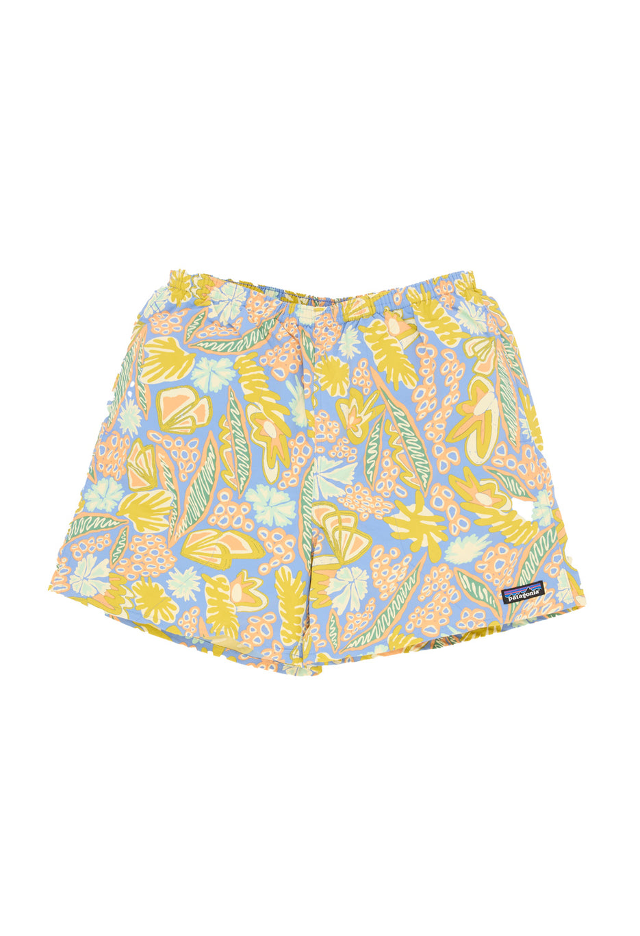 Patagonia Men's Baggies 5" Shorts - Flourish / Abundant Blue