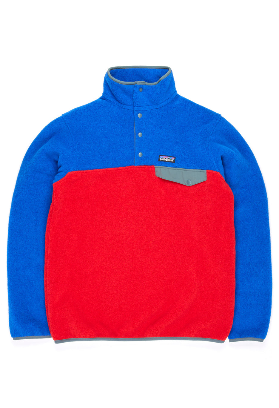 Patagonia Men's Lightweight Synchilla Snap-T Pullover - Touring Red