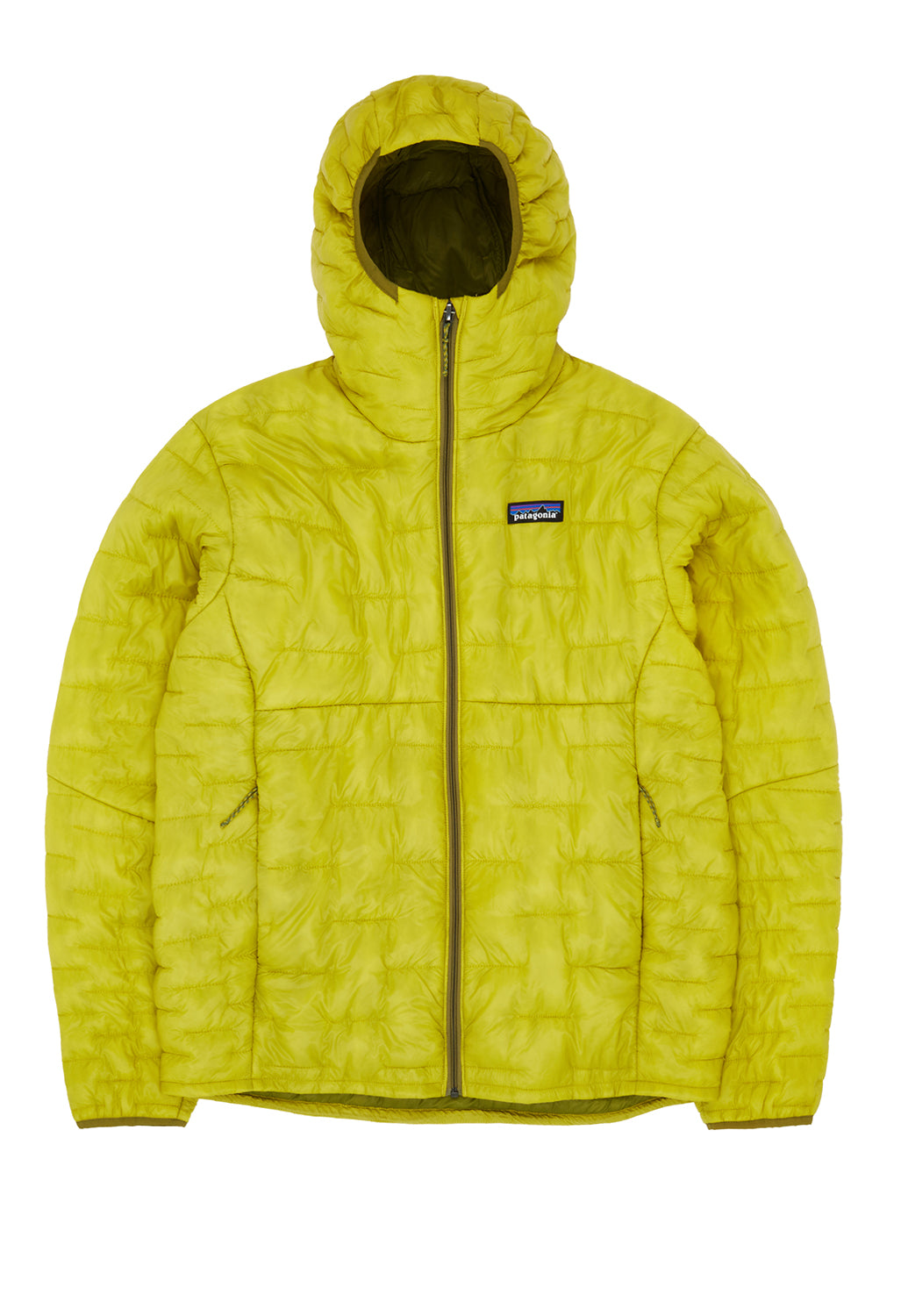 Yellow Patagonia Hooded Micro Puff Jacket Patagonia Men's Micro Puff Hoody Bundle Green – Outsiders Store UK