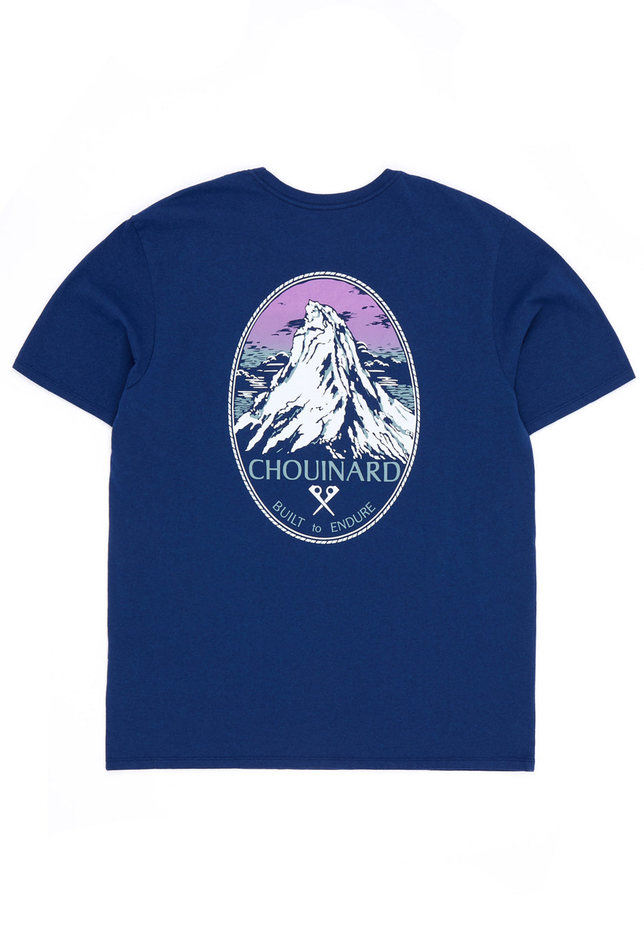 Patagonia Men's Chouinard Crest Pocket Responsibili-Tee - Clement Blue