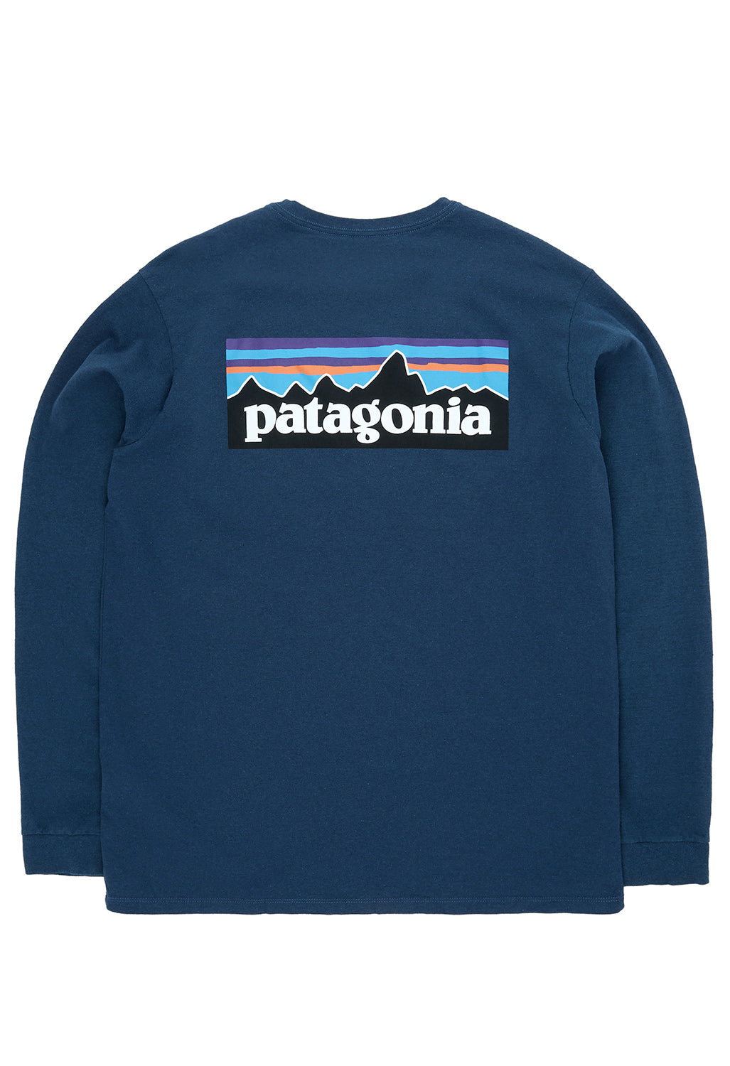 Patagonia Men's P-6 Logo Long Sleeve Responsibili-Tee - New Navy