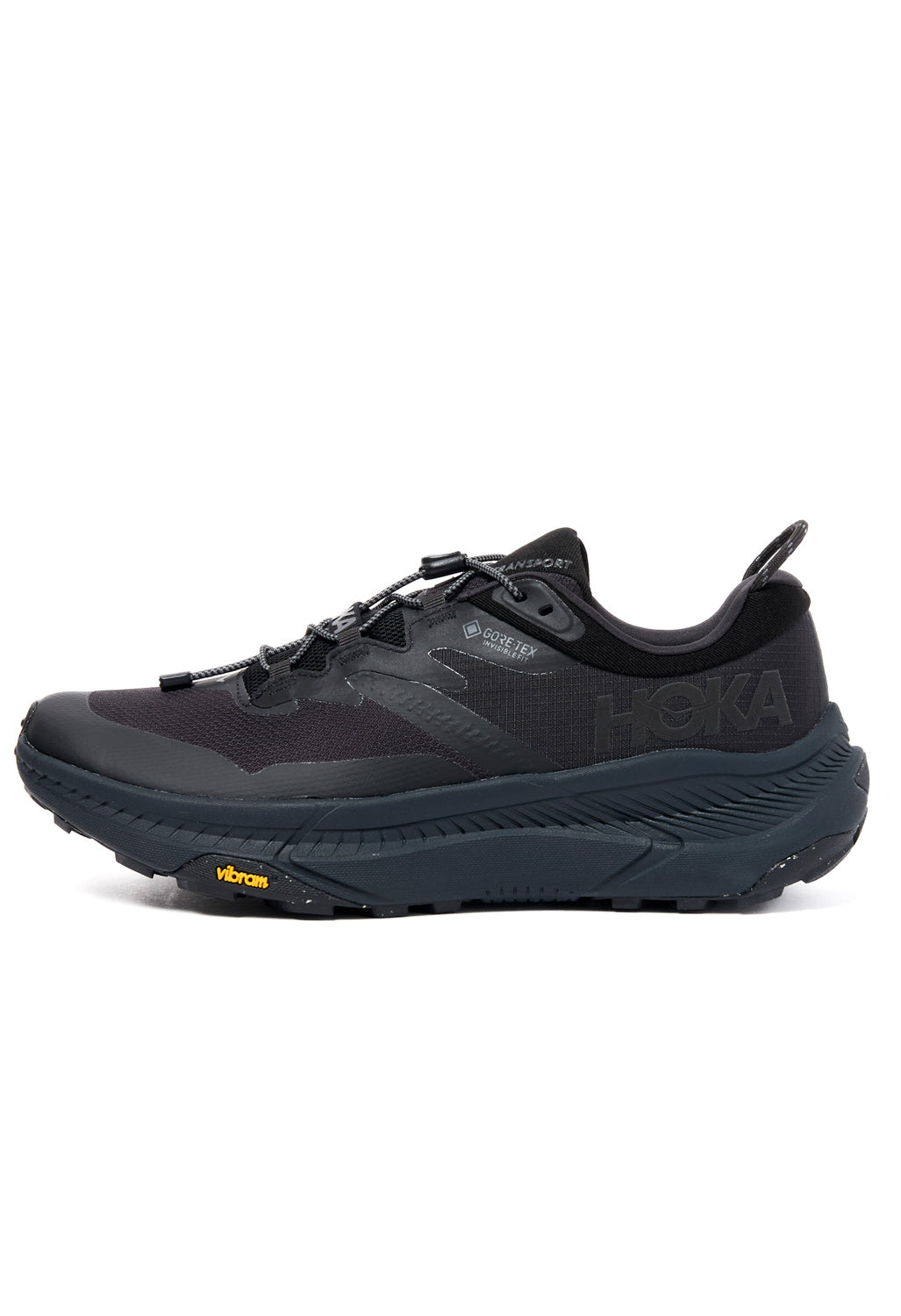 gore tex hoka pronador trail Hoka Men's Transport GORE-TEX Trainers Black /Black