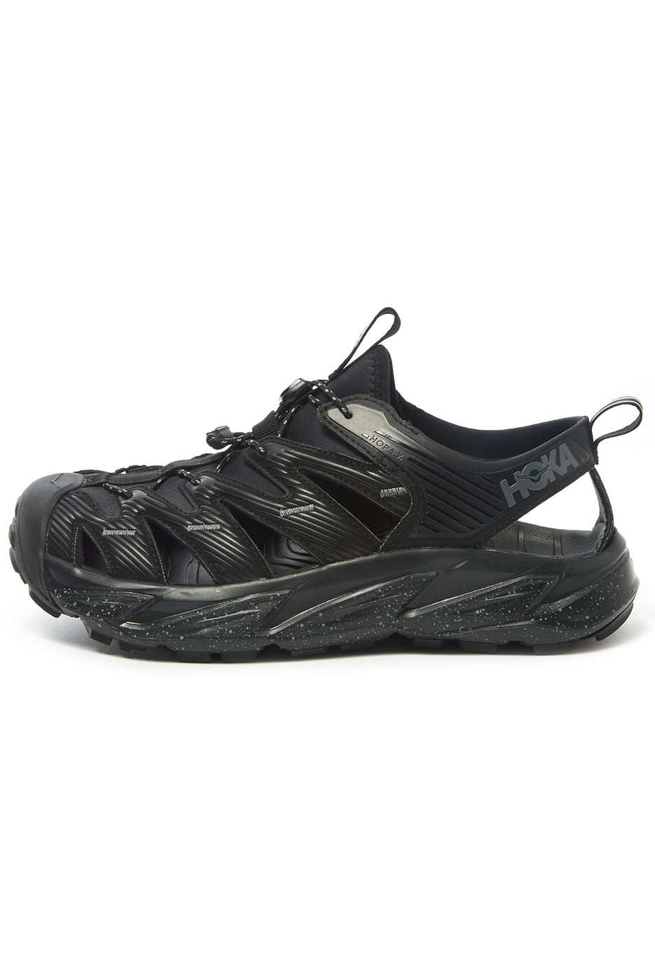 Hoka Hopara Sandals - Black / Castlerock
