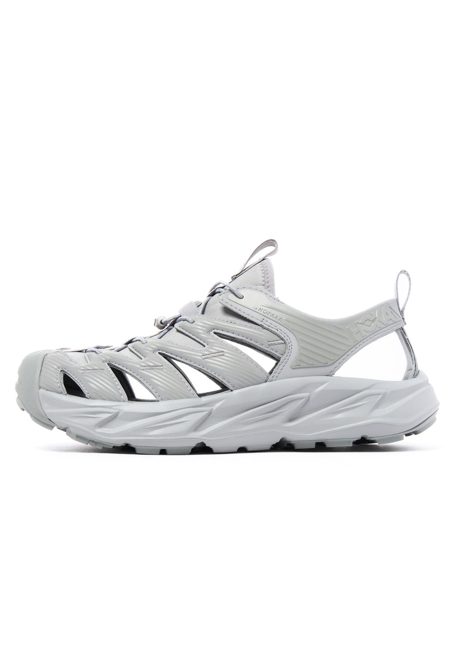 Hoka Hopara Sandals - Stellar Grey / Stellar Grey