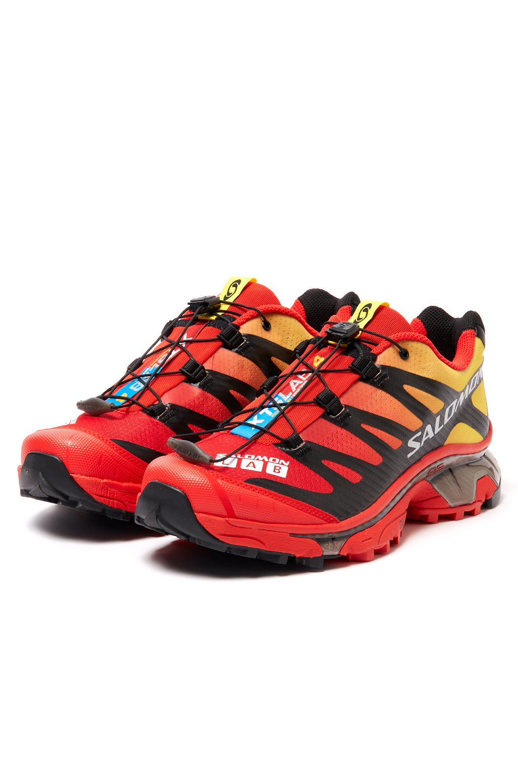 Salomon XT-4 OG Trainers - Fiery Red / Black / Empire Yellow