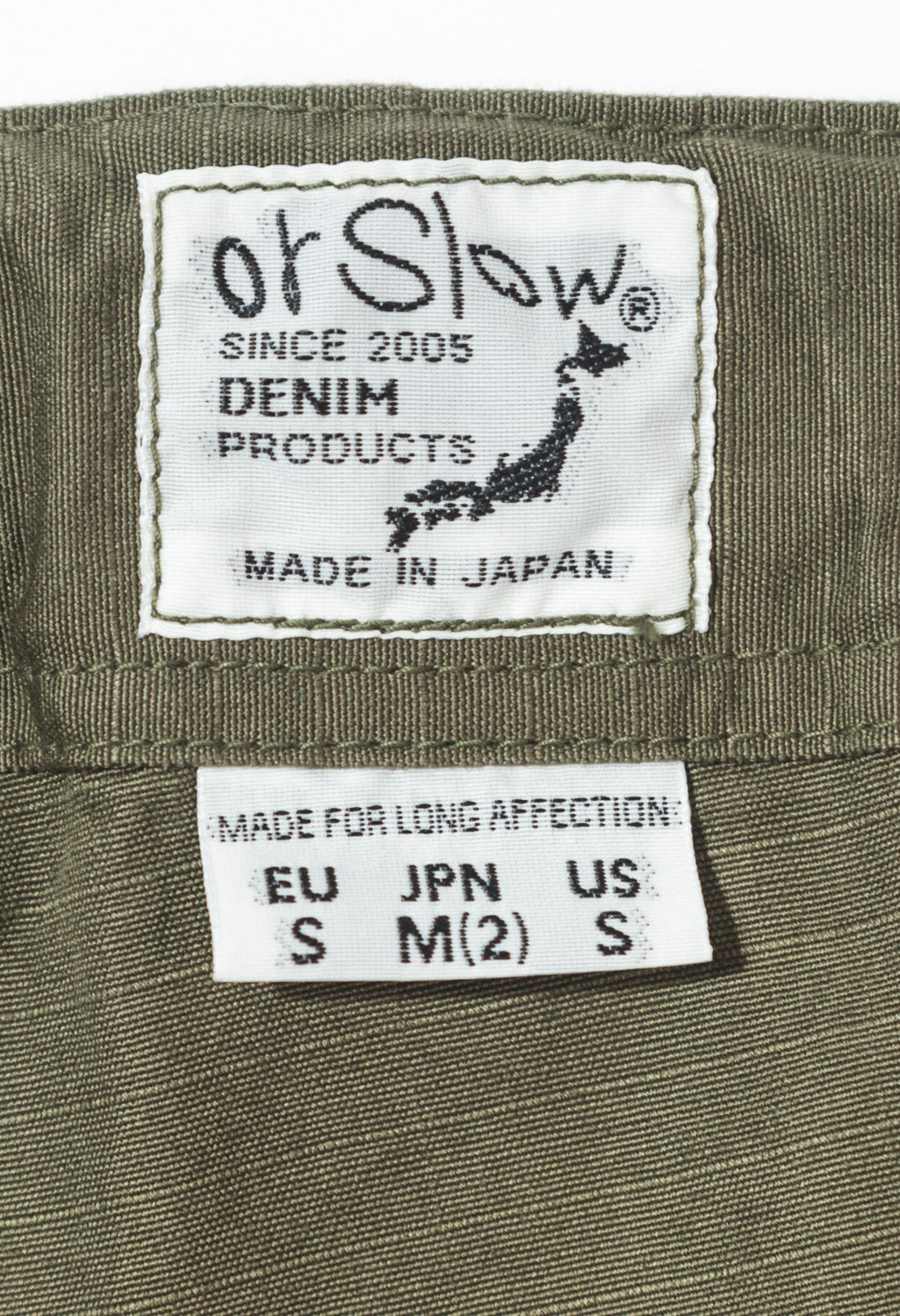 orSlow New Yorker Pants - Army