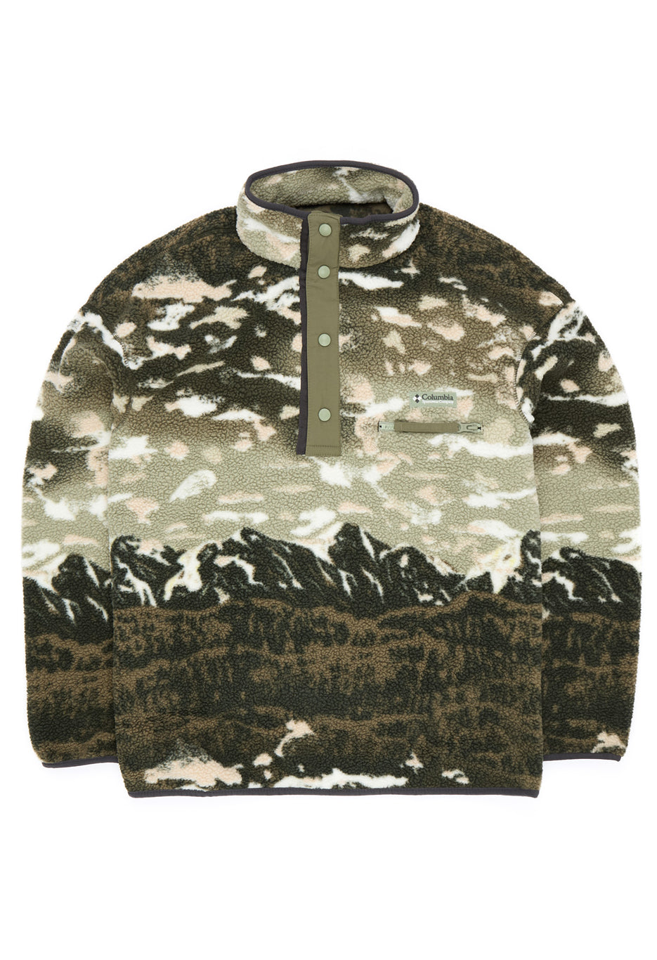 Columbia Men's Helvetia II Printed Half Snap Fleece - Safari Sisters