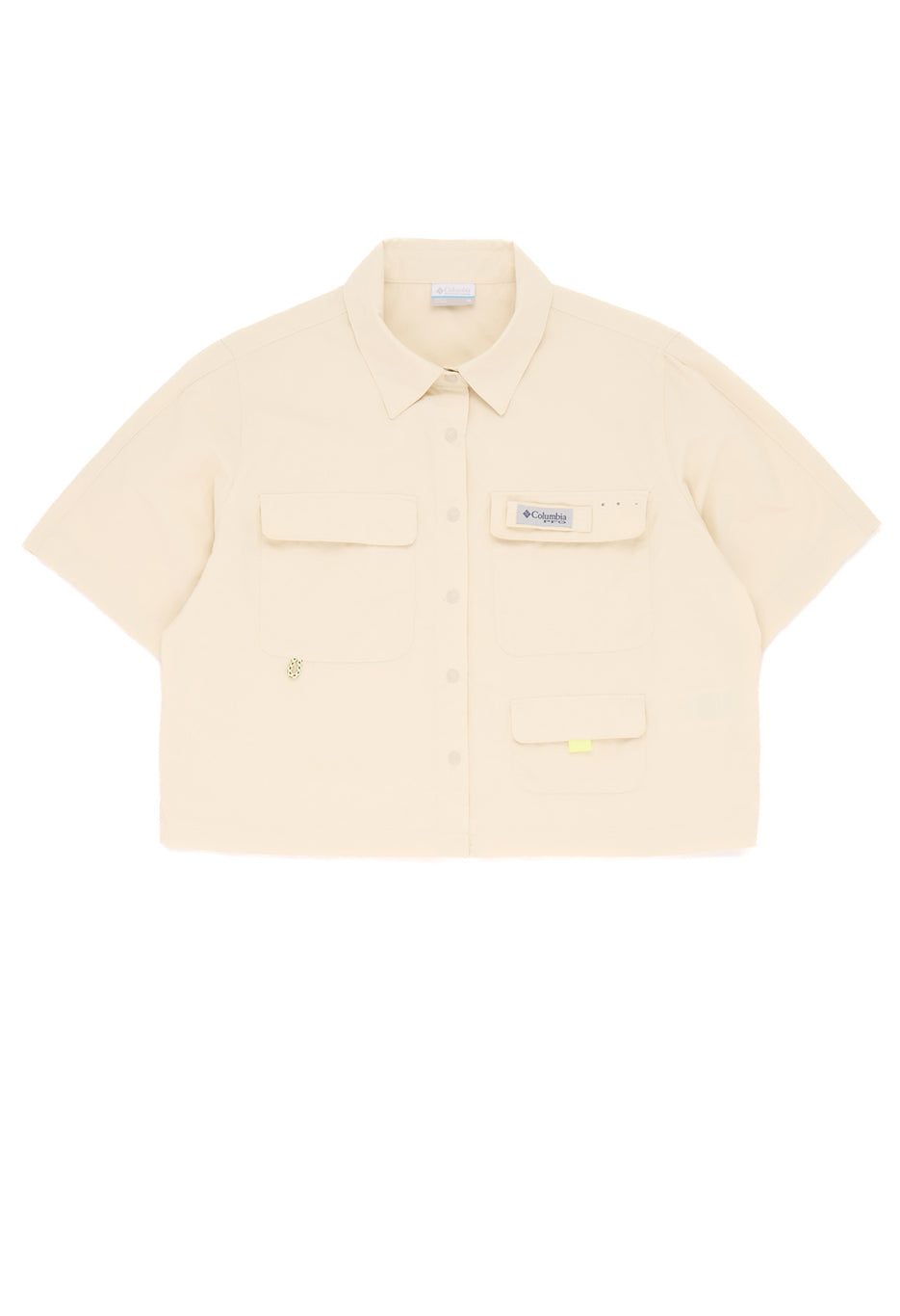 Columbia Women's PFG Open Water Short Sleeve Shirt - Stone
