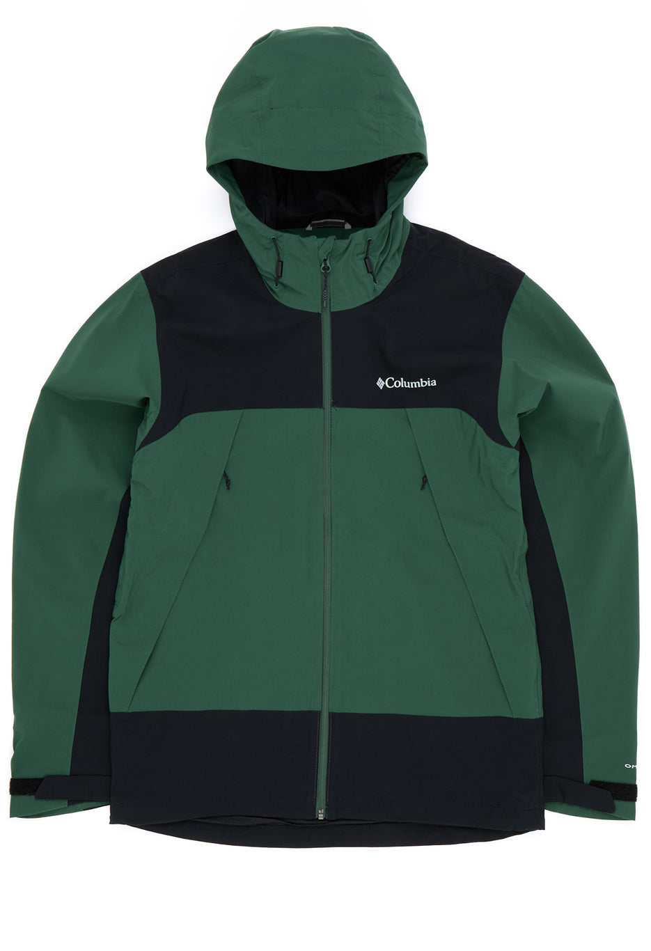 Columbia Men's Boulder Falls Jacket - Rain Forest, Black