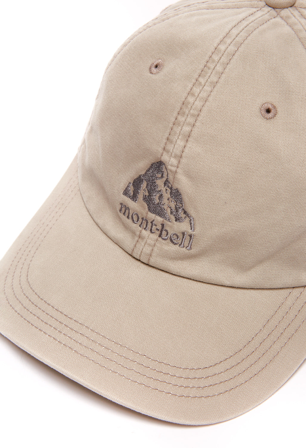 Montbell Washed Out Cotton Cap - Dove Grey
