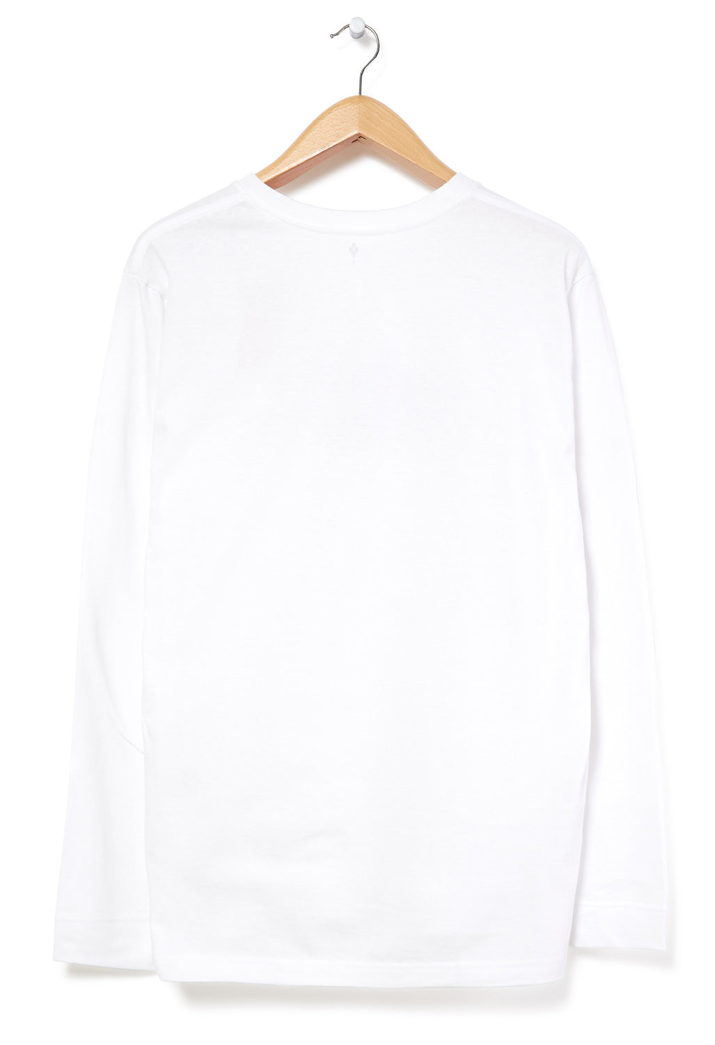 Montbell Pear Skin Cotton Long Sleeve Yamayama T-Shirt - White