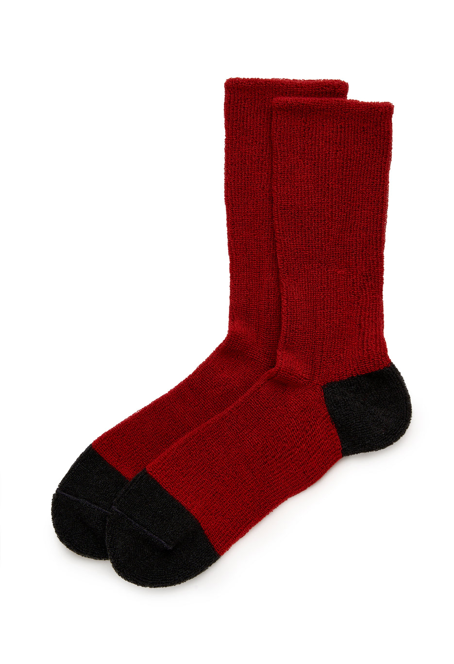 Montbell Men's Wickron Trekking O-Pile Socks - Red