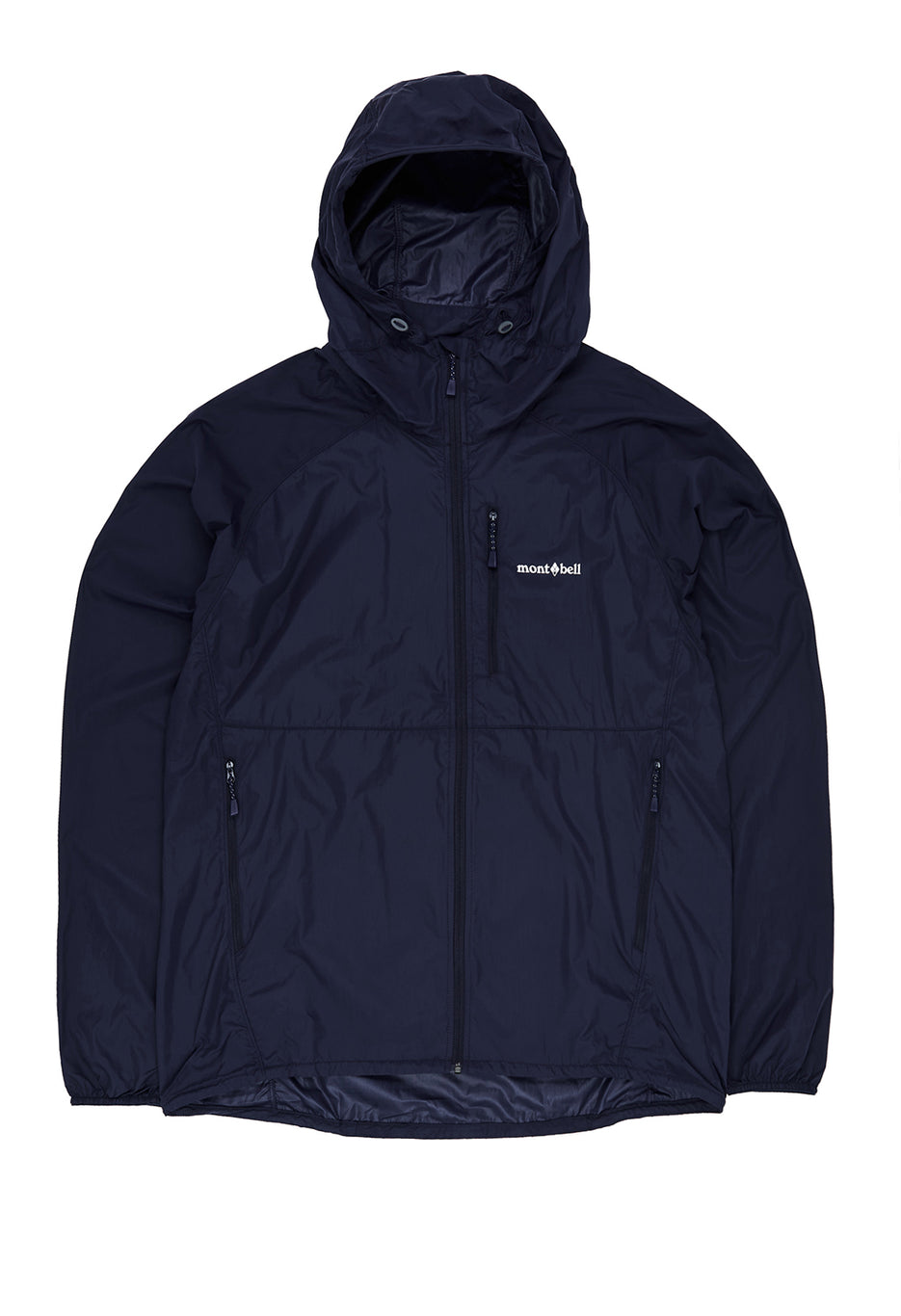 Montbell Men's Wind Blast Hooded Jacket - Navy
