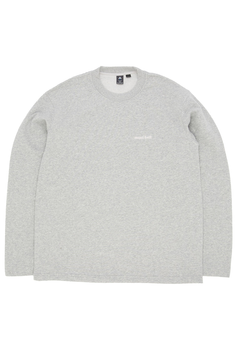 Montbell Cotton Lite Sweatshirt - Light Grey