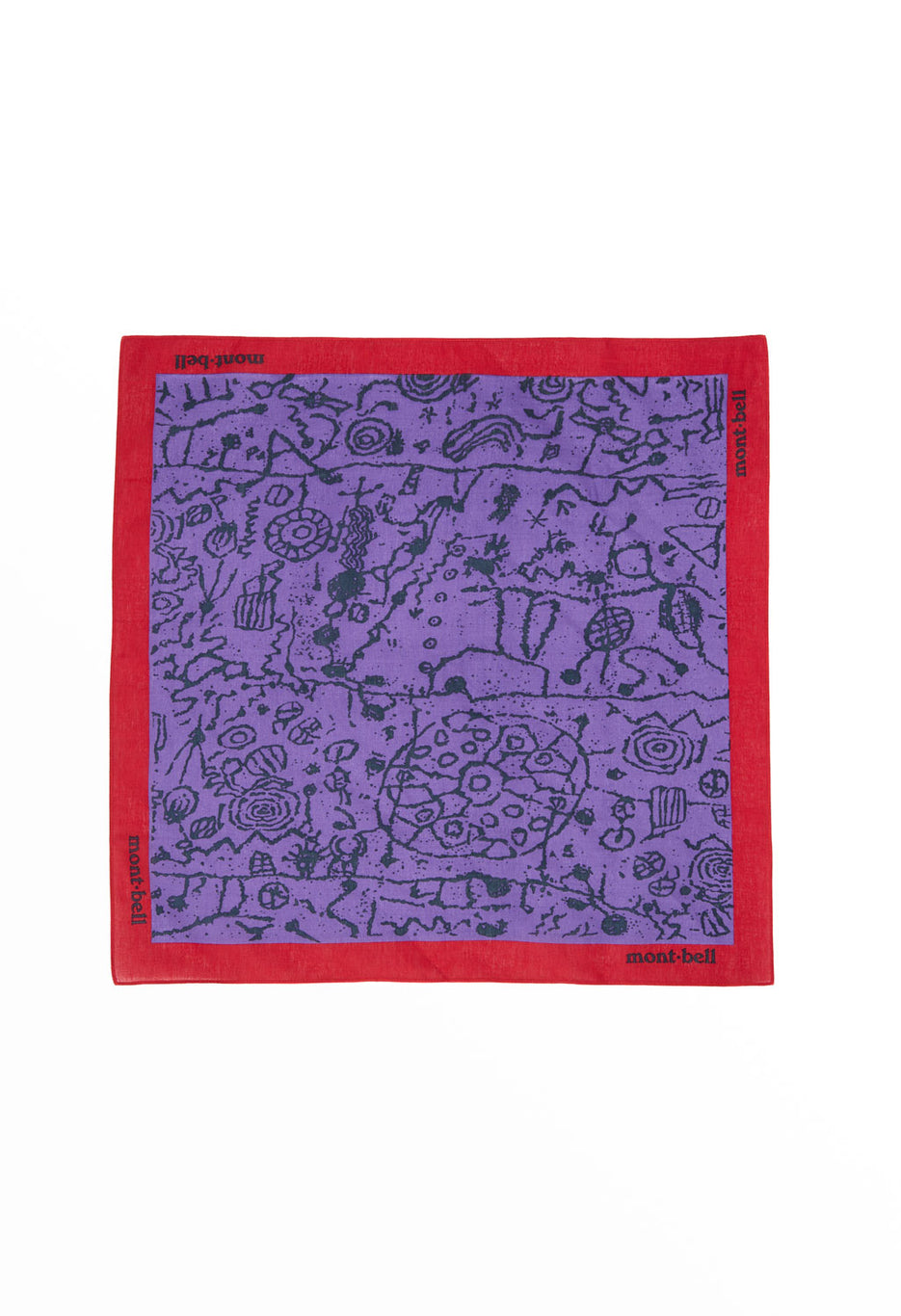 Montbell Bandana - Crimson Vista