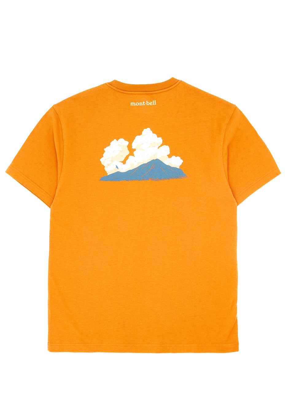 Montbell Men's Pear Skin Cotton Natsu Kumo T-Shirt - Orange