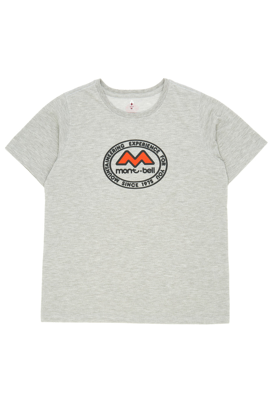 Montbell 50th Anniversary Women's Wickron Classic M Mark Short Sleeve T-Shirt - L.Gray