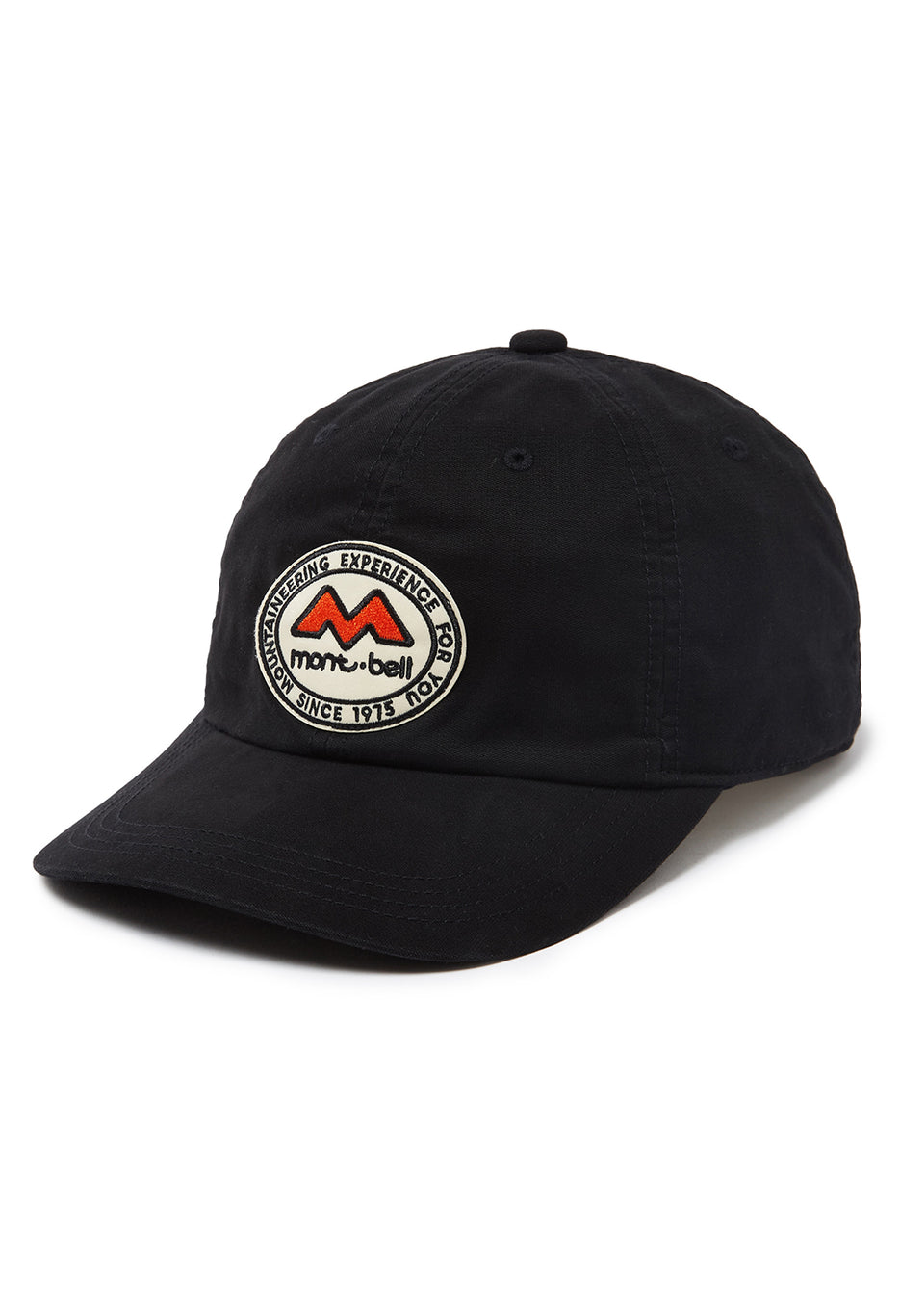 Montbell 50th Anniversary Washed Out Cotton Cap - Black