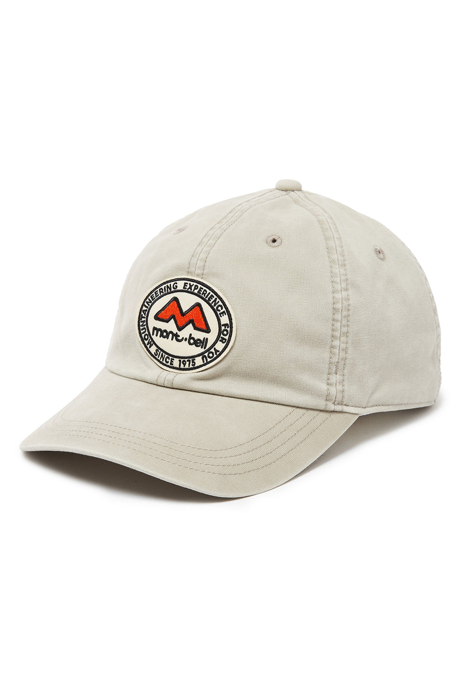 Montbell 50th Anniversary Washed Out Cotton Cap - Gray