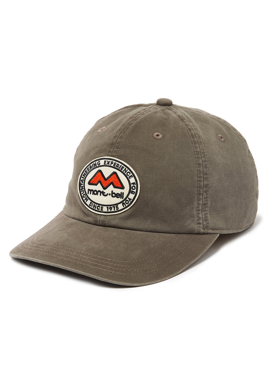 Montbell 50th Anniversary Washed Out Cotton Cap - Brown
