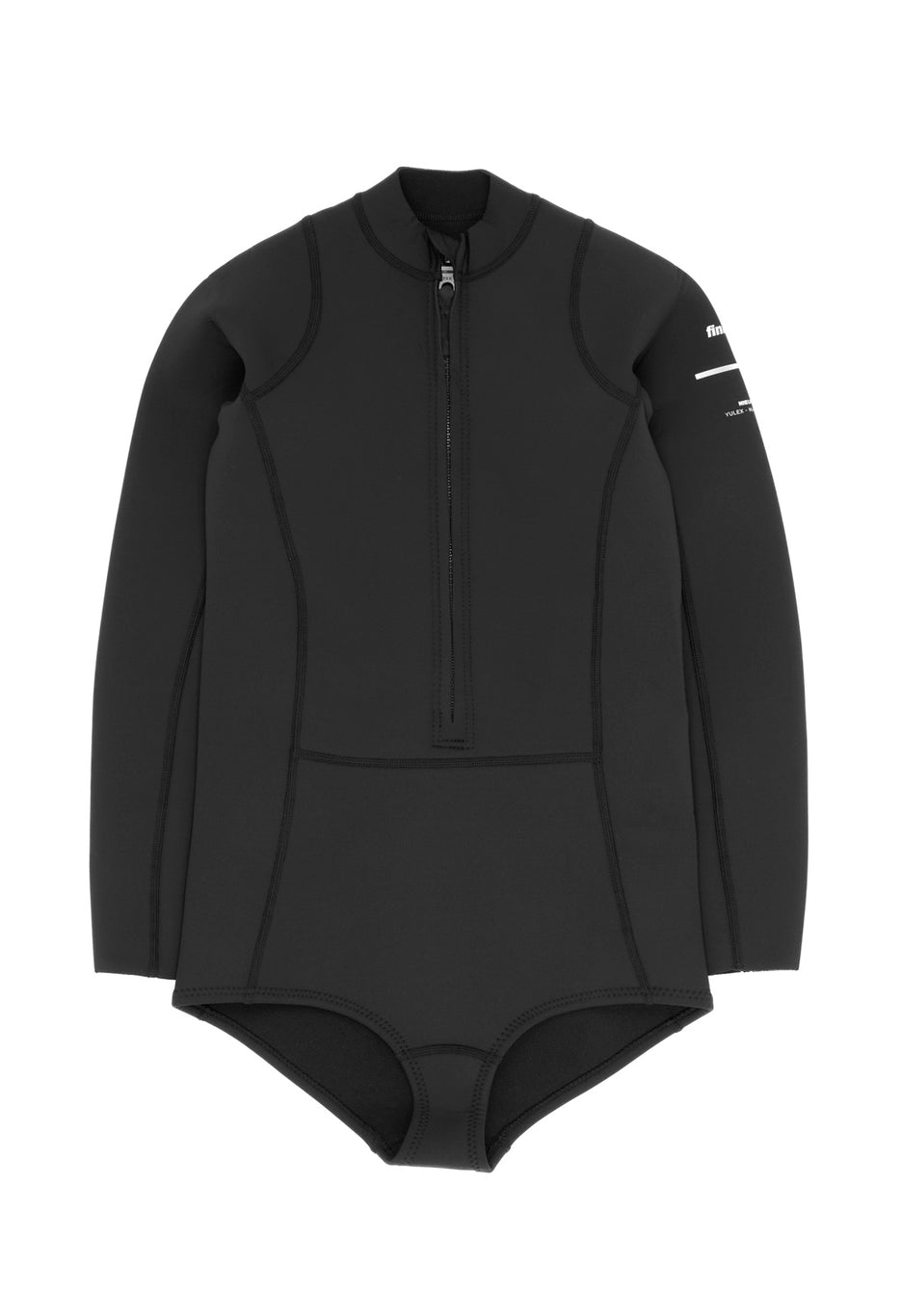 Finisterre Women's Nieuwland 2 Yulex Long Sleeve Swimsuit - Black