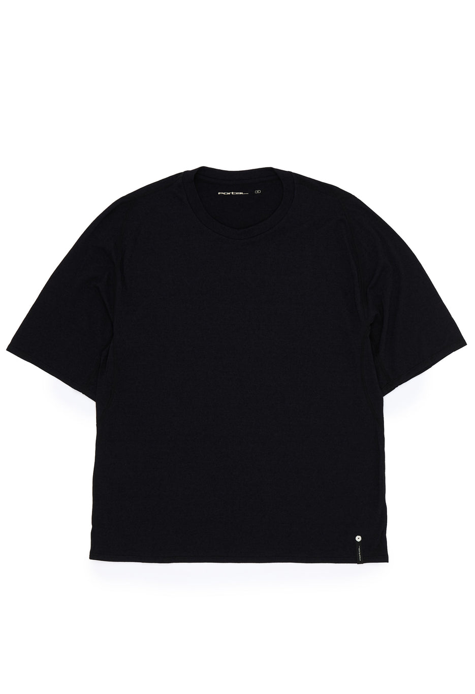 Portal Drift Merino Tee - Black Beauty