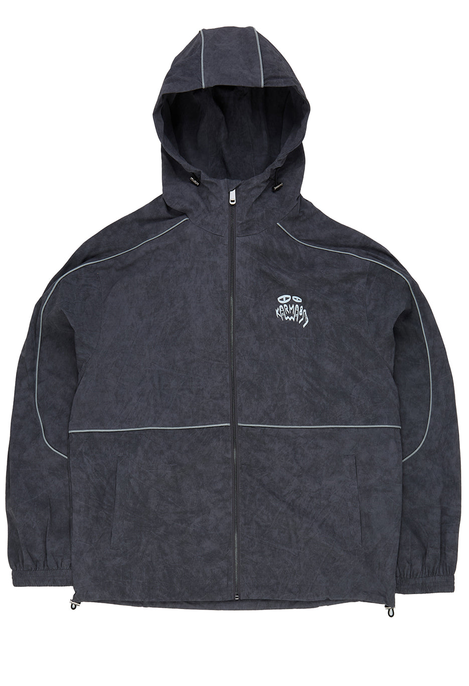 Karma8a Piping Windbreaker - Grey