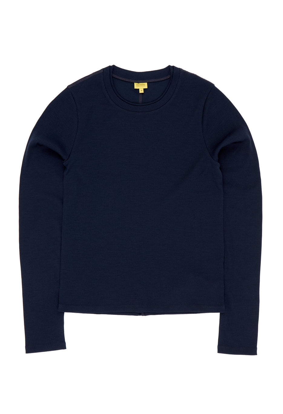 Hikerkind Women's Ribbed Merino Long Sleeve 01 - Woad