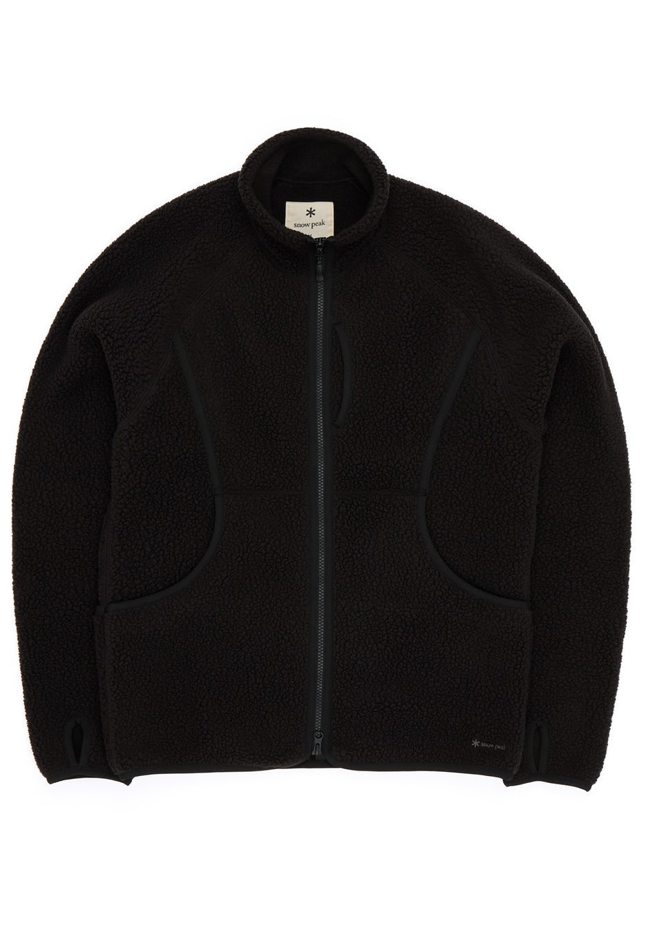 Snow Peak Thermal Boa Fleece Jacket - Black