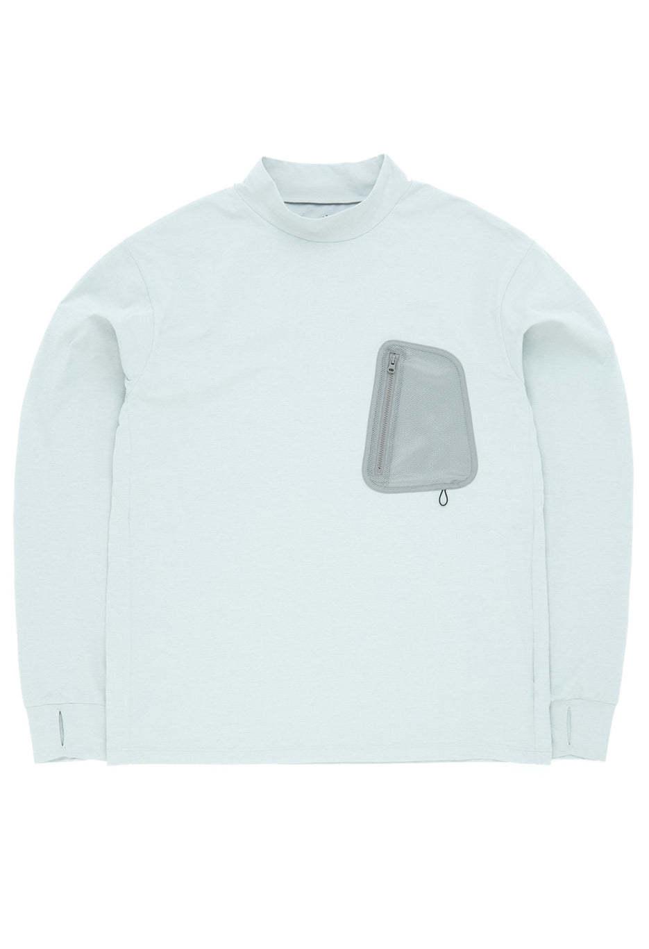 Snow Peak Men's Water Active Long Sleeve T-Shirt - Light Grey