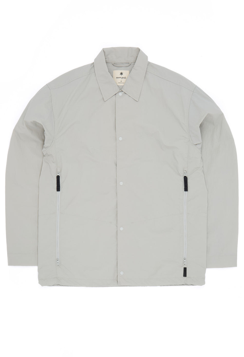 Snow Peak Nylon Tussah Utility Storage Shirt - Light Grey