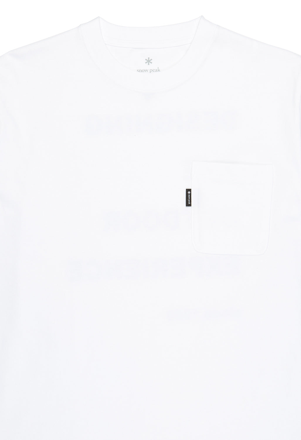 Snow Peak Reflector Message T-Shirt - White
