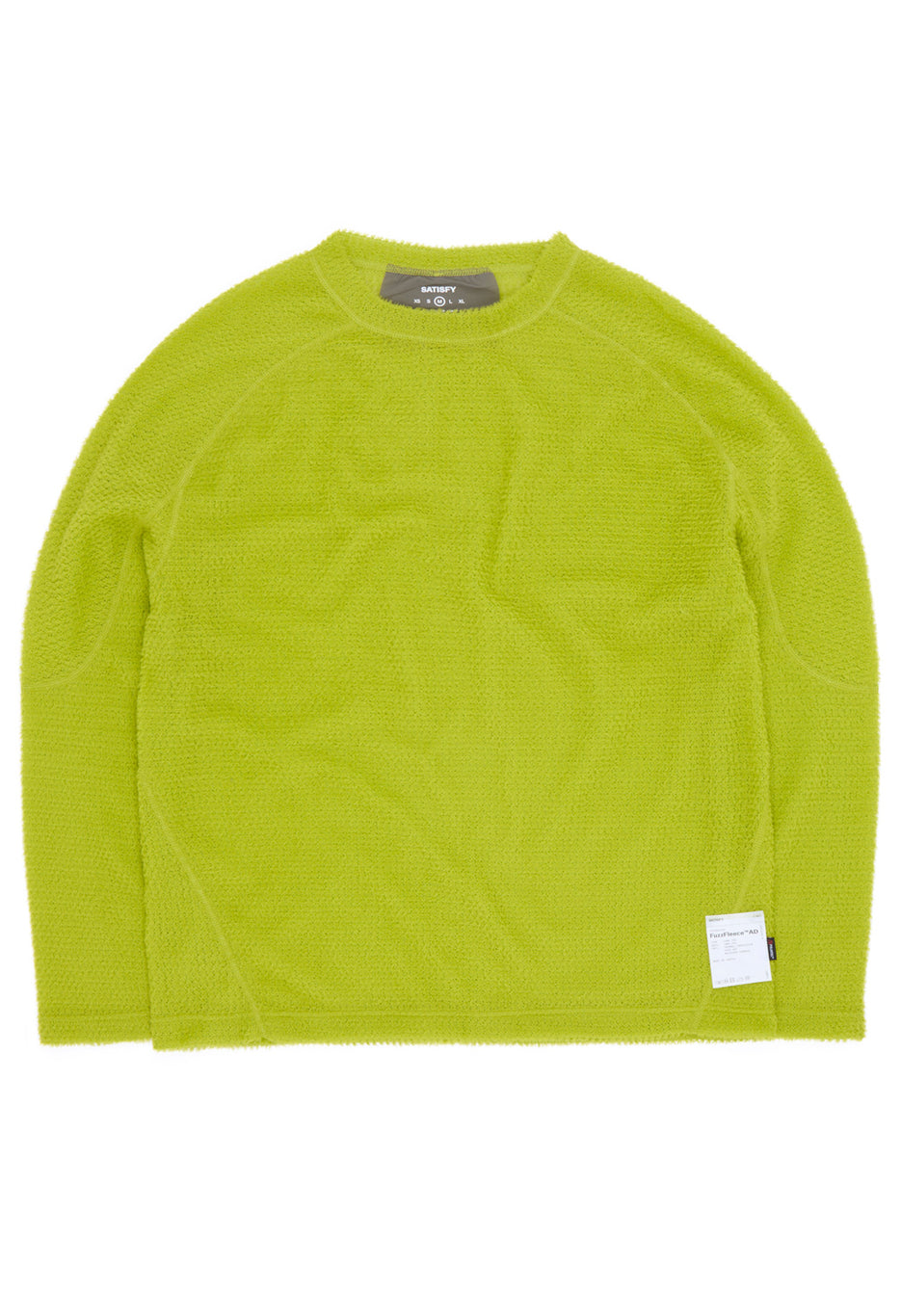 Satisfy Men's FuzzFleece AD Long Sleeve T-Shirt - Grenoble Green