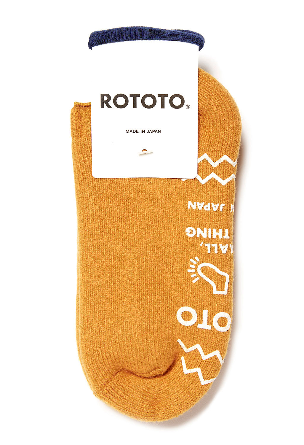 ROTOTO Pile Sock Slippers - Dark Yellow