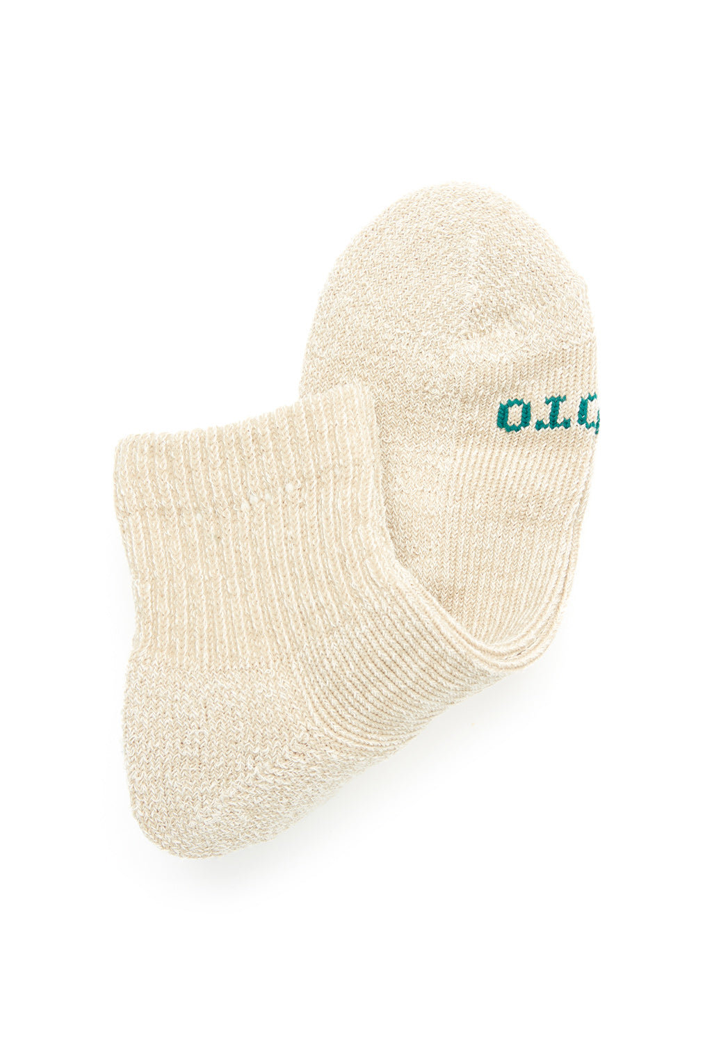 ROTOTO Hemp / Organic Cotton Pile Ankle Socks - Beige