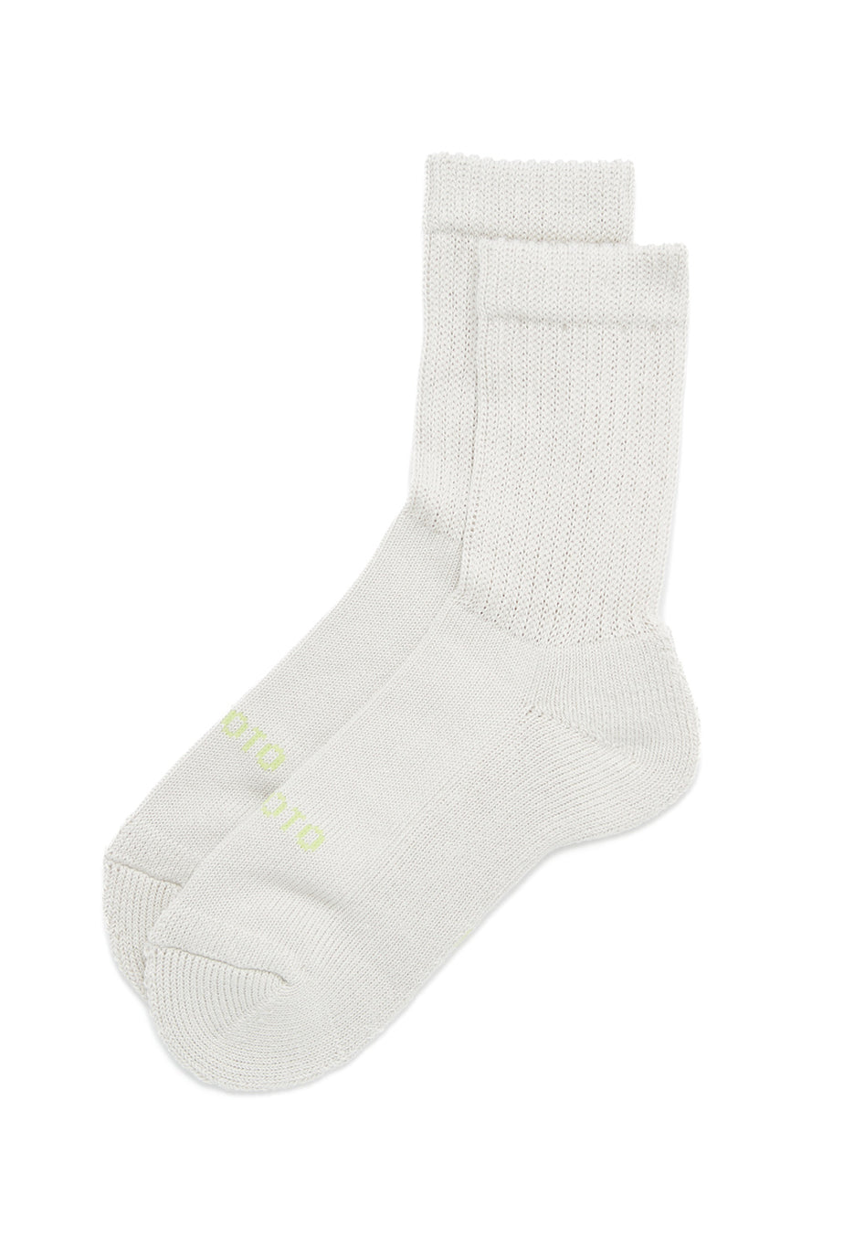 ROTOTO Everyday Pile Mini Crew Socks - Light Grey