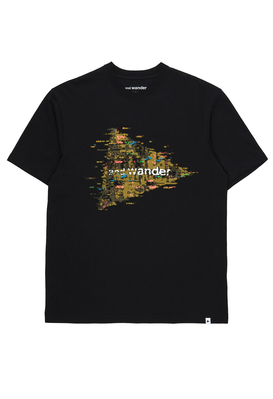 And wander Men's Noizy Logo Printed Tee - Black