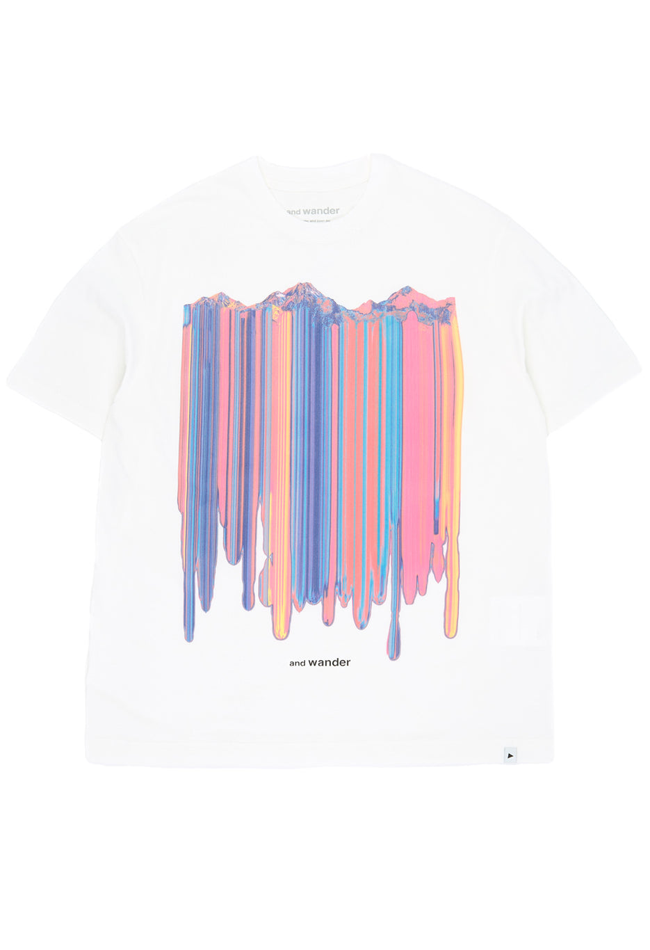 and wander Mirror Printed Tee - White