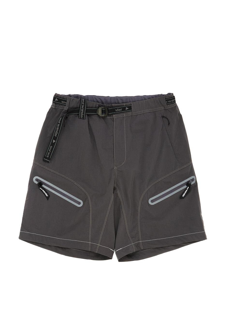 and wander Men's Light Hike Short Pants - Charcoal