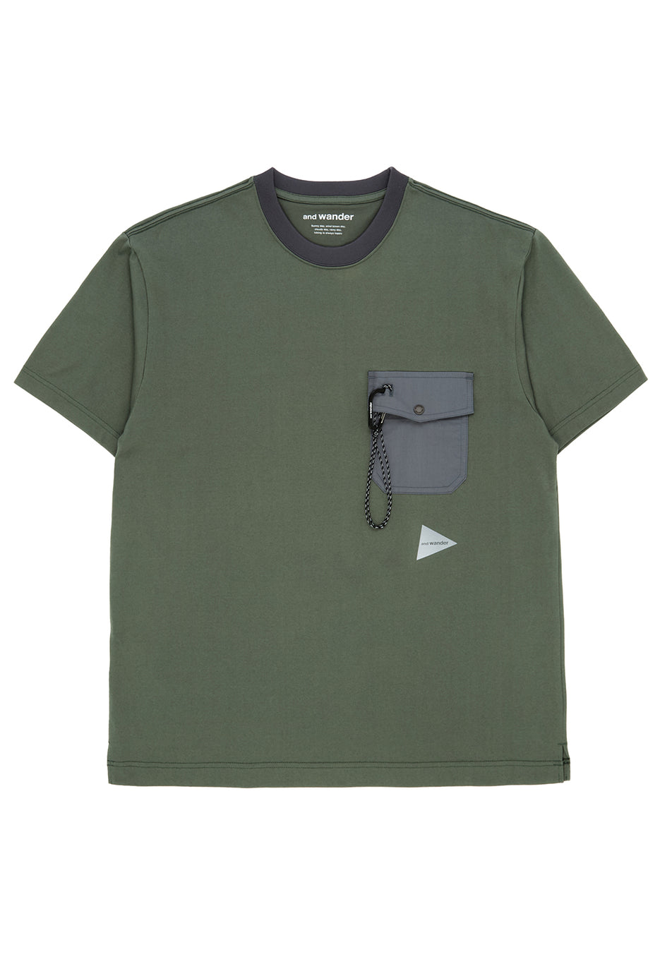 and wander Men's Pocket Tee - Sage