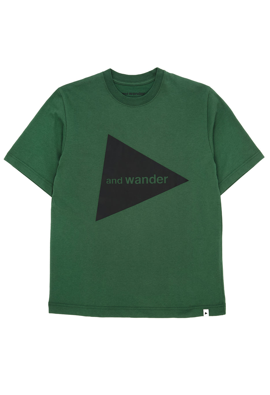 and wander Women's Big Logo Tee - Green