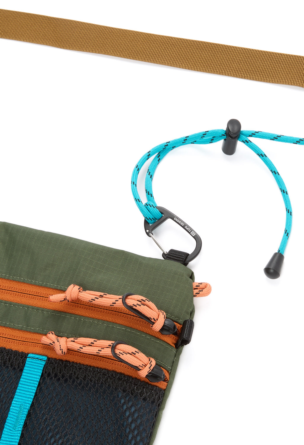 Topo Designs Mountain Accessory Shoulder Bag - Olive / Pond Blue