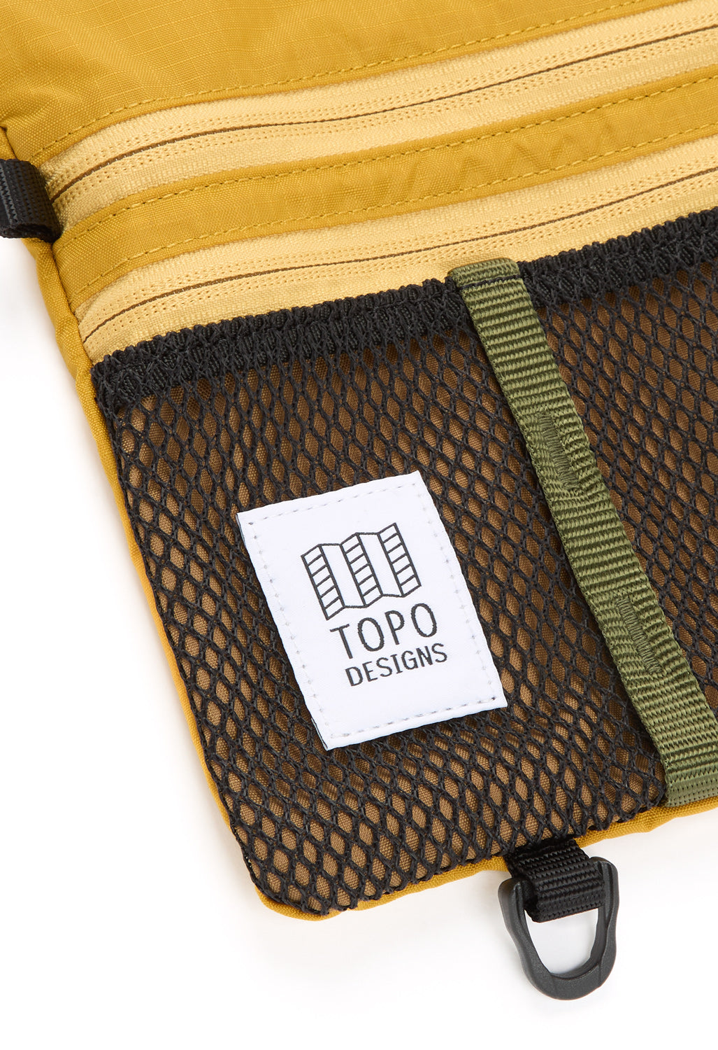 Topo Designs Mountain Accessory Shoulder Bag - Mustard / Dark Khaki