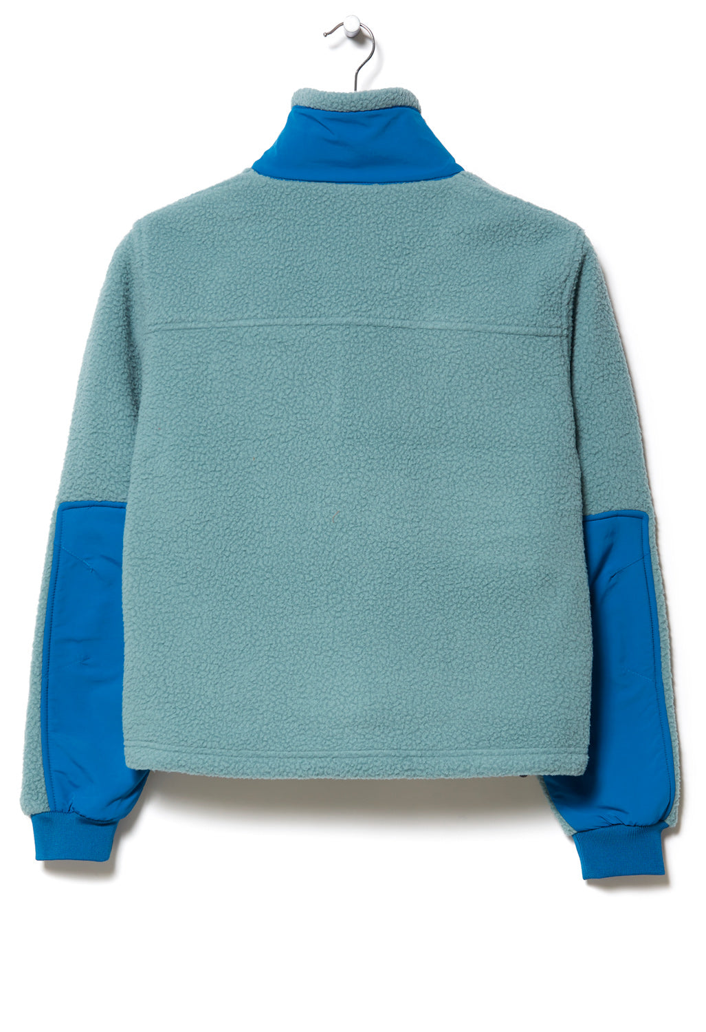 Topo Designs Women's Mountain Fleece Pullover - Slate Blue / Light Mint